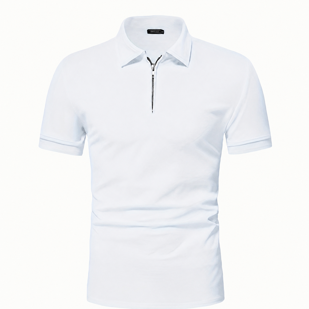 Casual And Stretchable Zipper Lapel Shirt For Men
