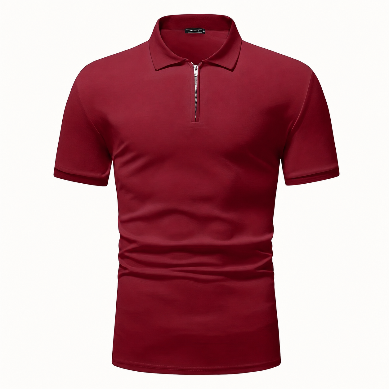 Casual And Stretchable Zipper Lapel Shirt For Men