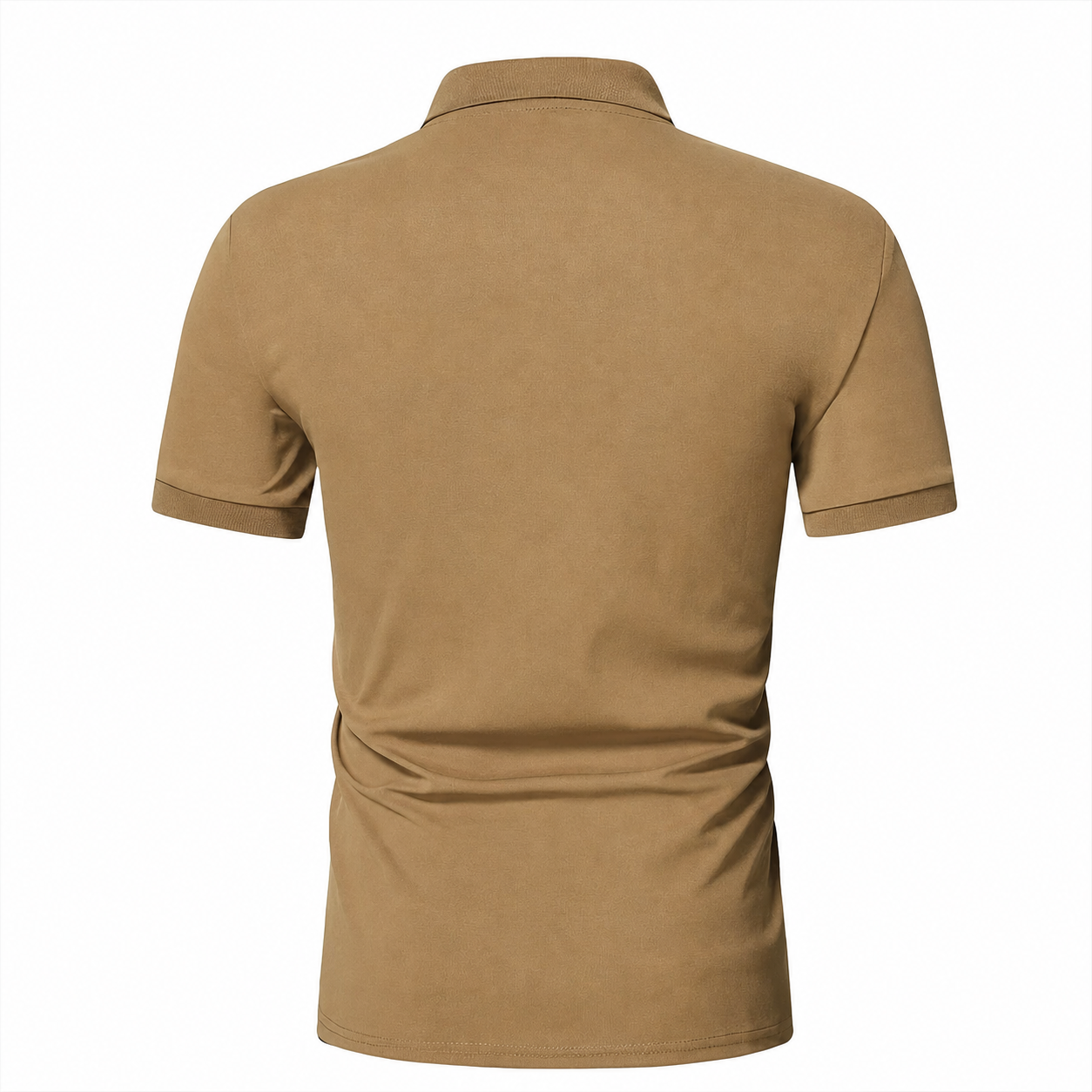 Casual And Stretchable Zipper Lapel Shirt For Men