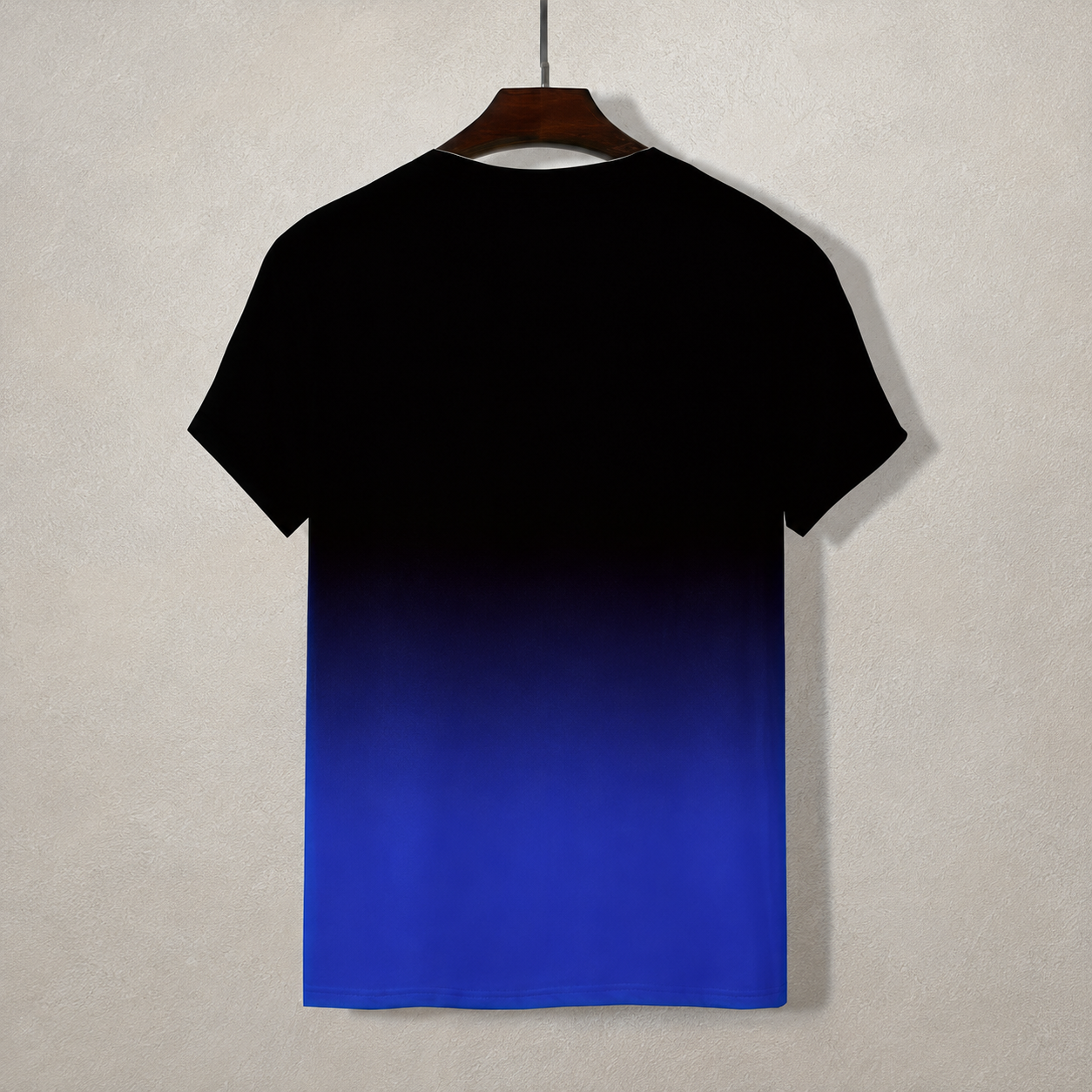 Casual Minimalist Graphic Gradient Crew T Shirt For Men