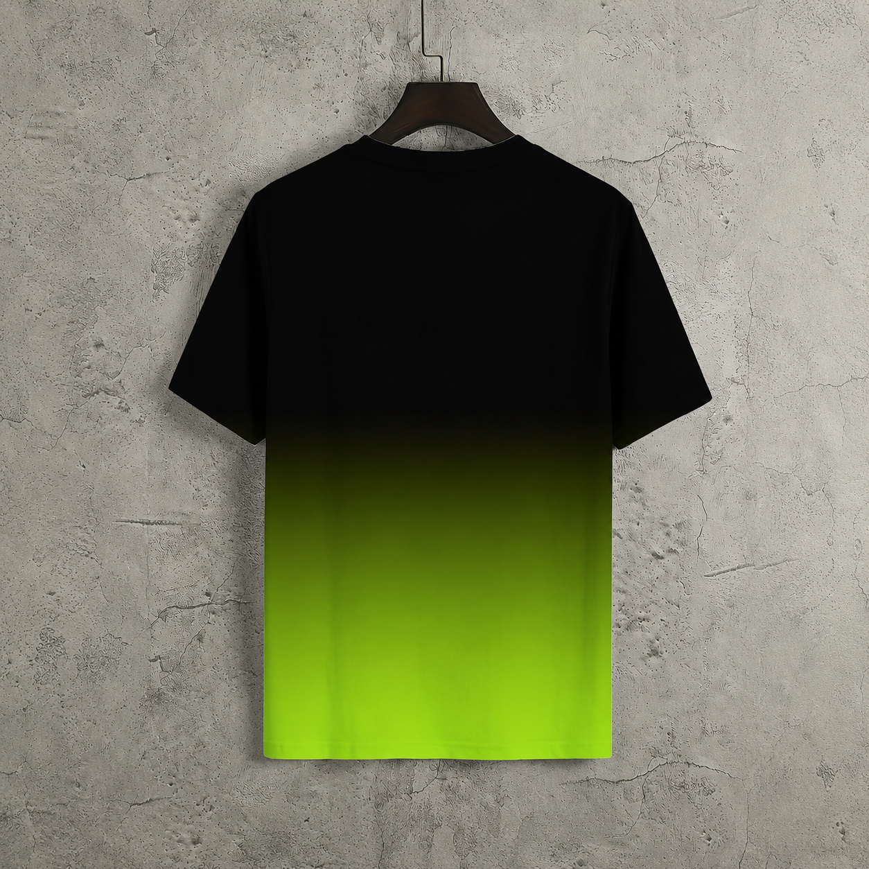 Casual Minimalist Graphic Gradient Crew T Shirt For Men