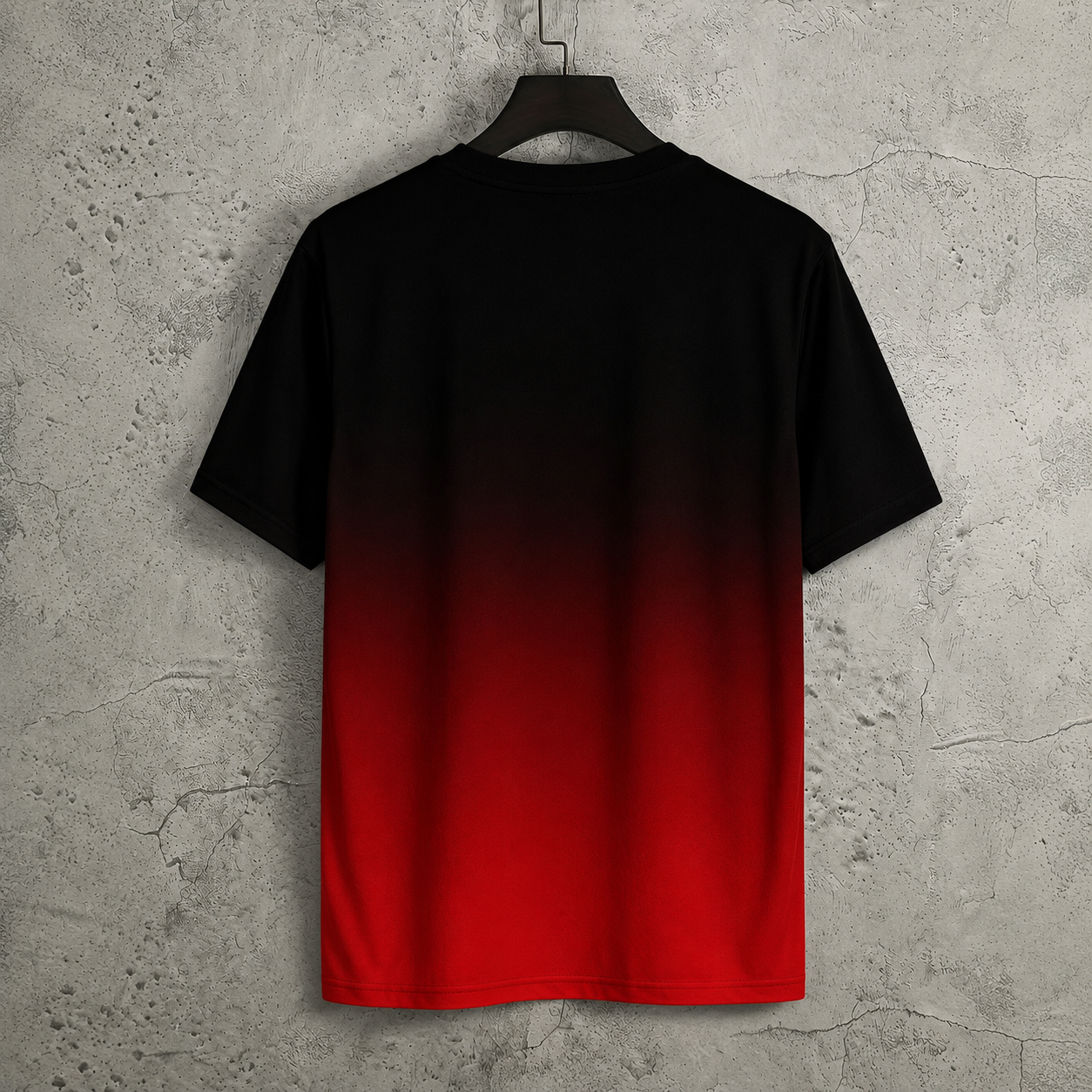 Casual Minimalist Graphic Gradient Crew T Shirt For Men