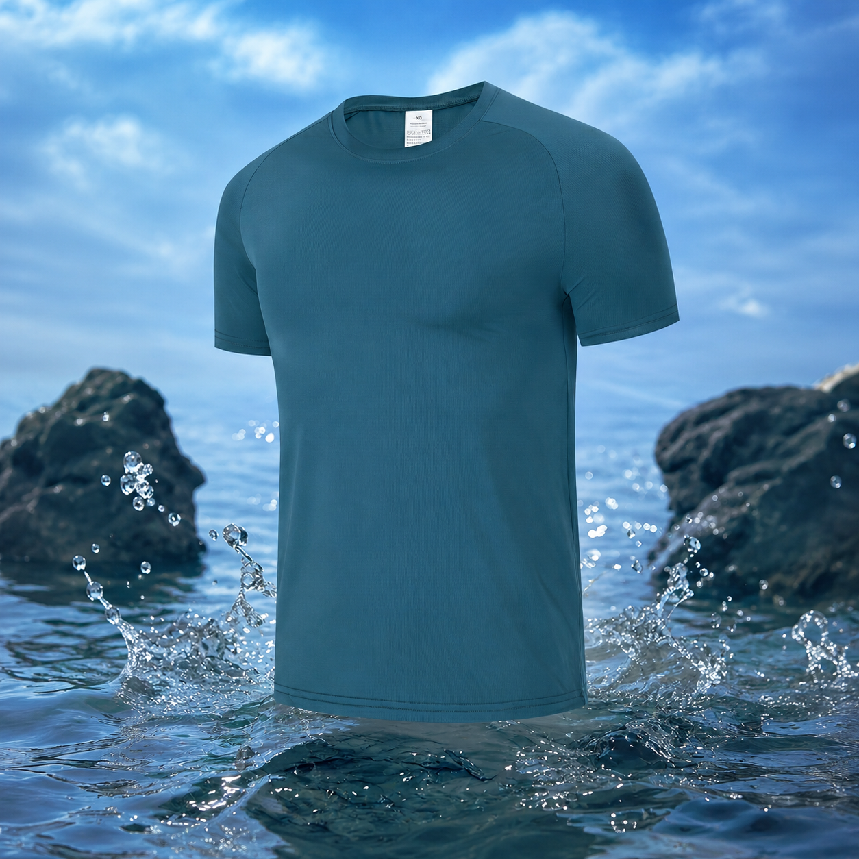 Quick Drying Stretchable Short Sleeve Athletic Tshirt