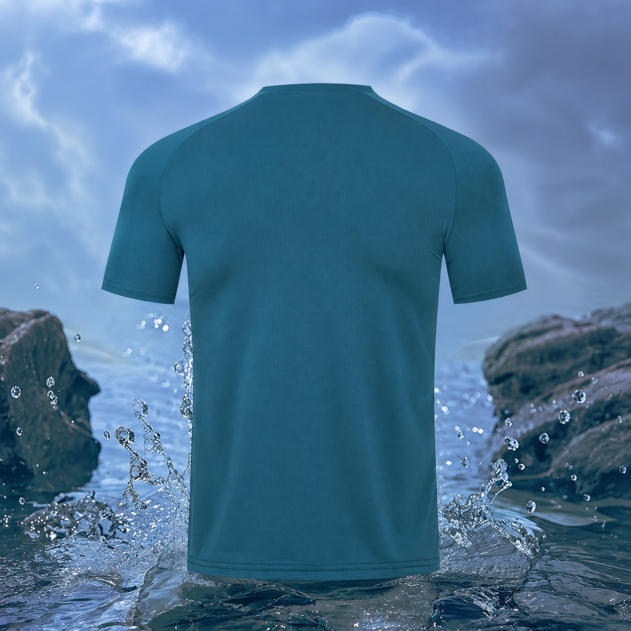 Quick Drying Stretchable Short Sleeve Athletic Tshirt