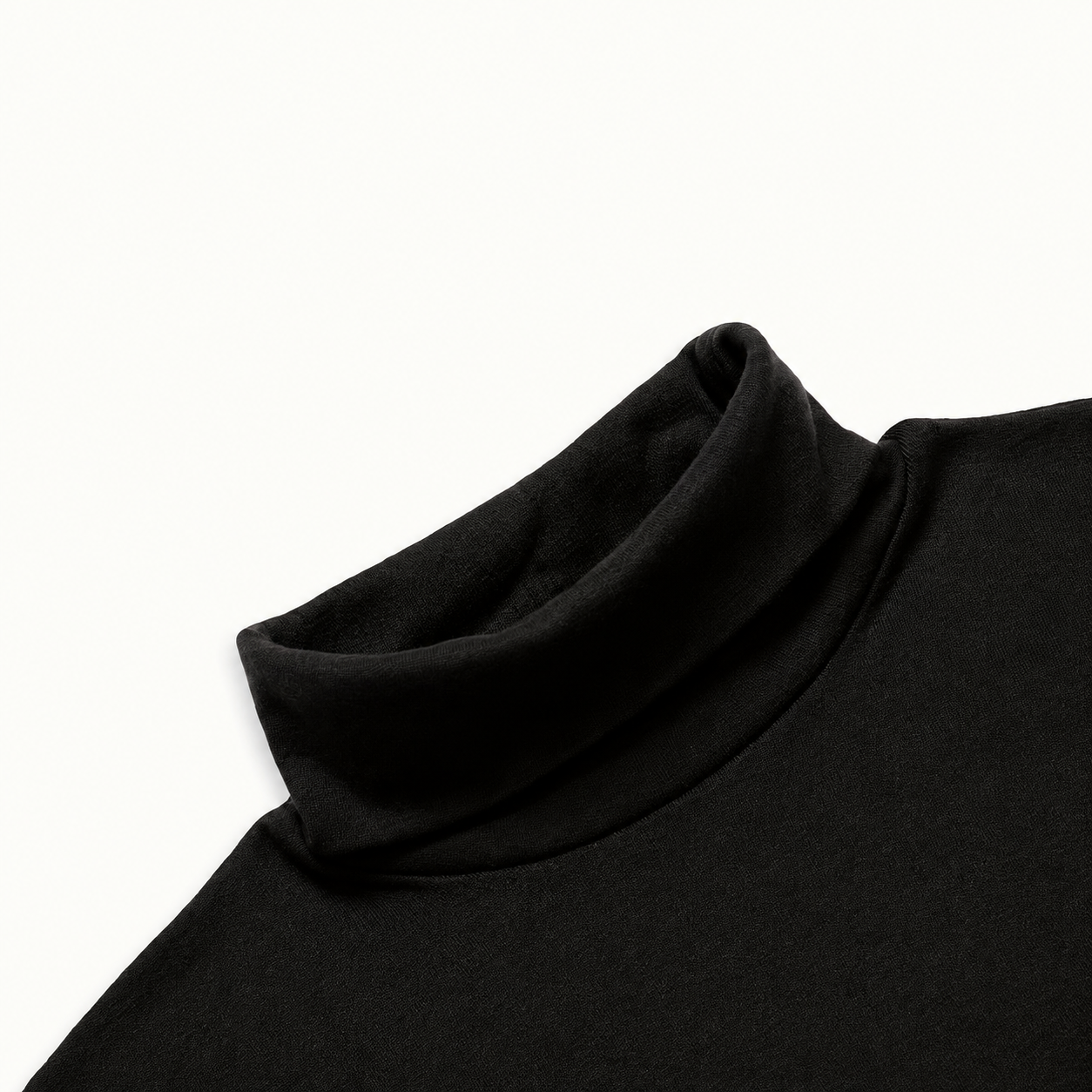 Slim Fit Long Sleeve Turtleneck Layering T Shirt for Men