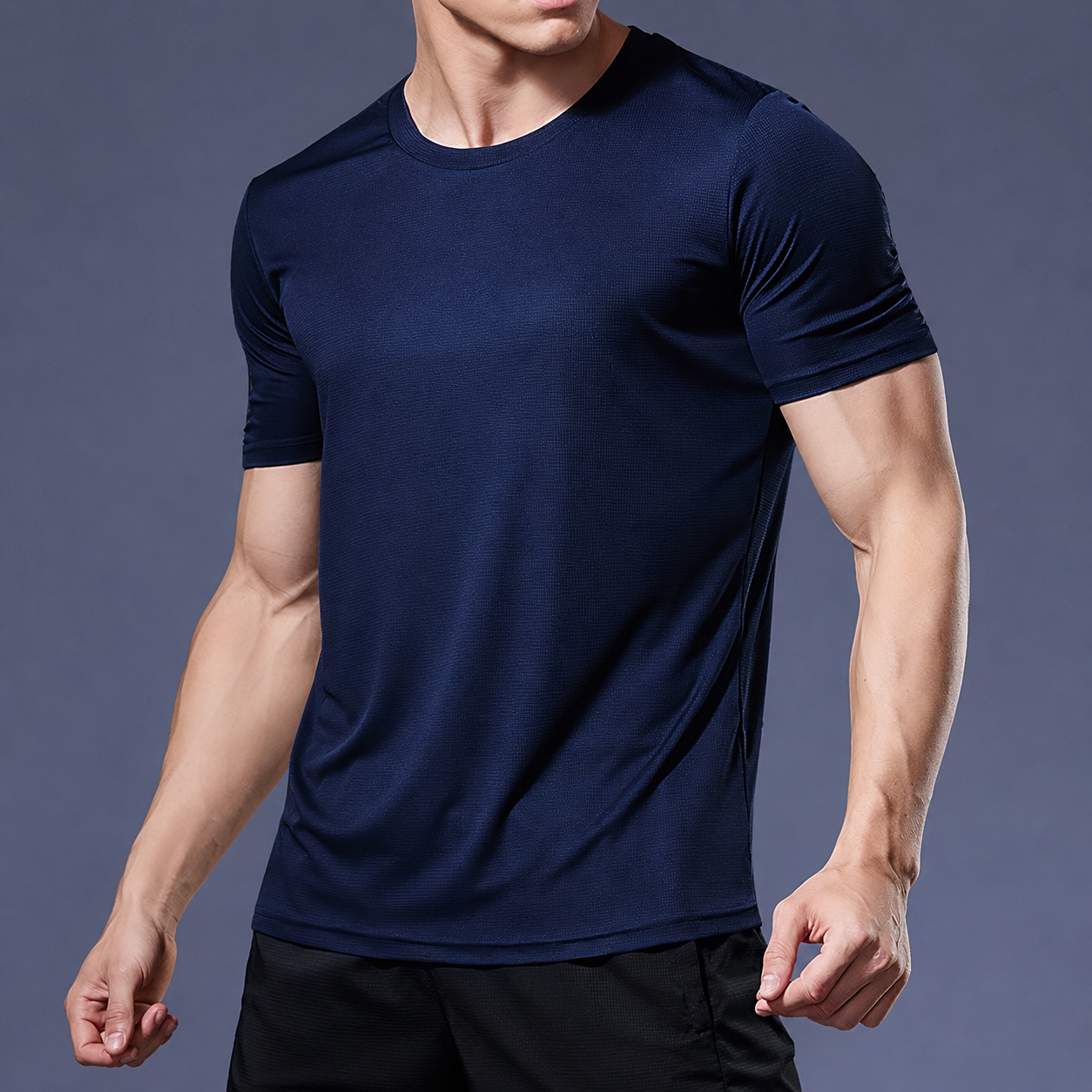 Athletic Short Sleeve Quick Dry Running Tshirt For Men