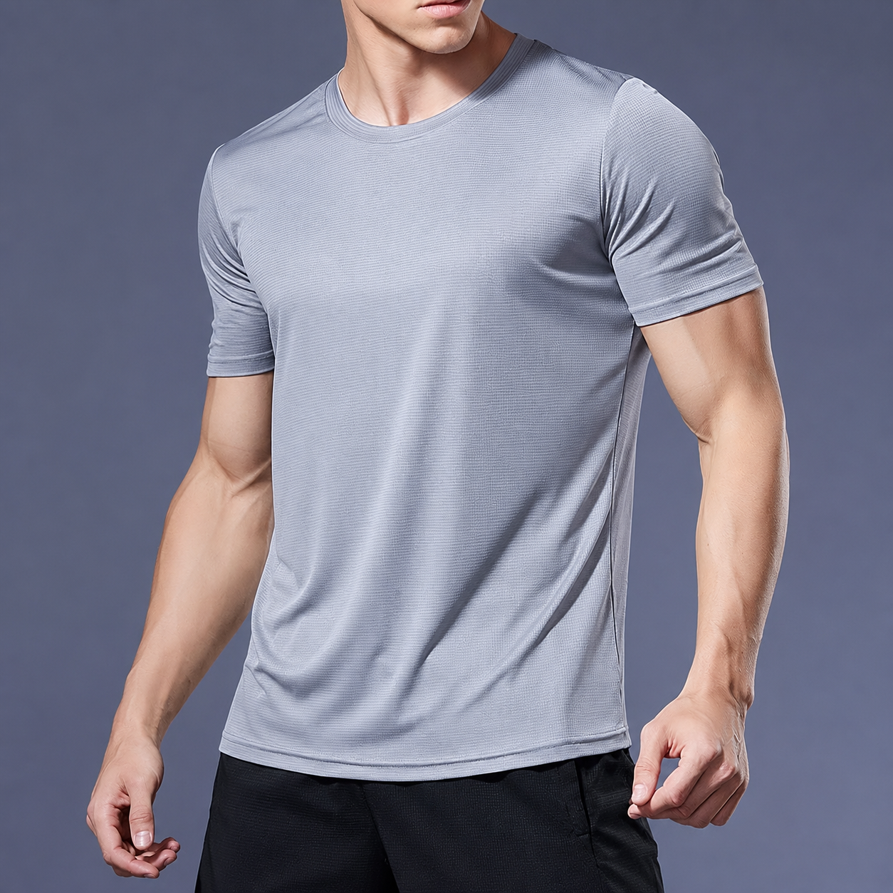 Athletic Short Sleeve Quick Dry Running Tshirt For Men