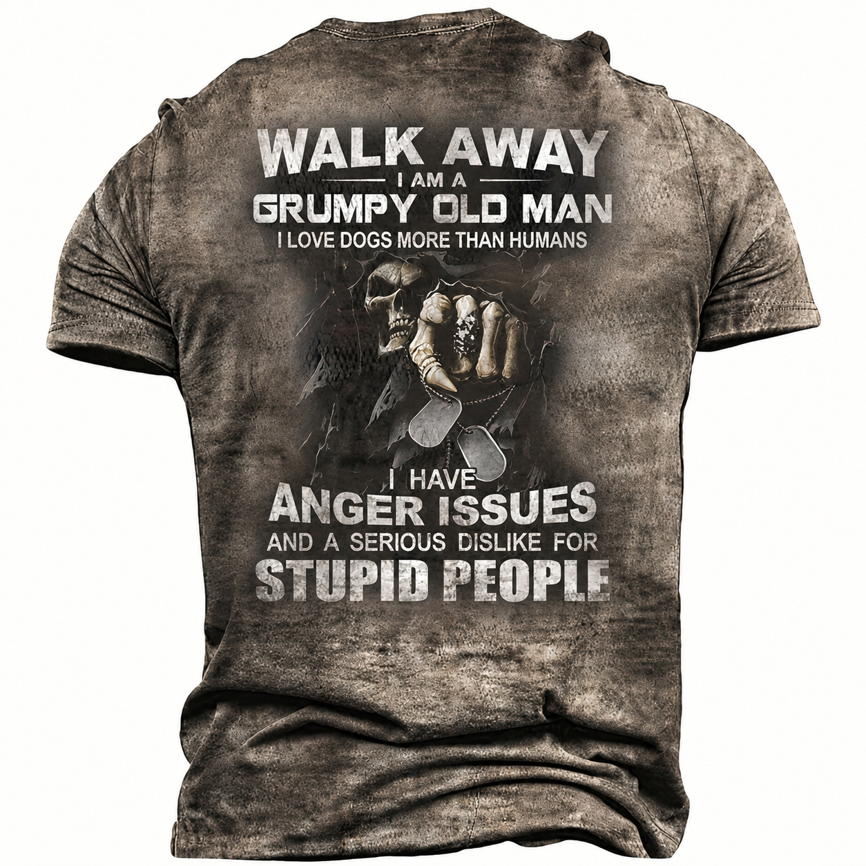 Funny Slogan Graphic Short Sleeve T Shirt for Men