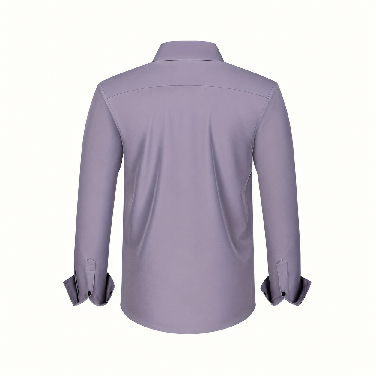 Contrast Trim Long Sleeve Button Down Shirt