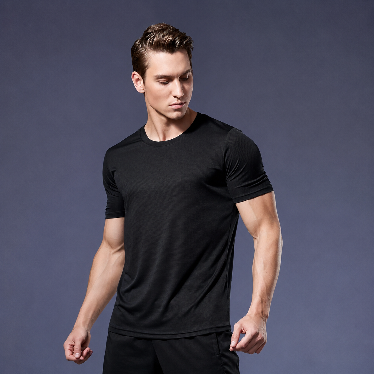Pack Of 7 Lightweight Quick Dry Short Sleeve T Shirts for Men
