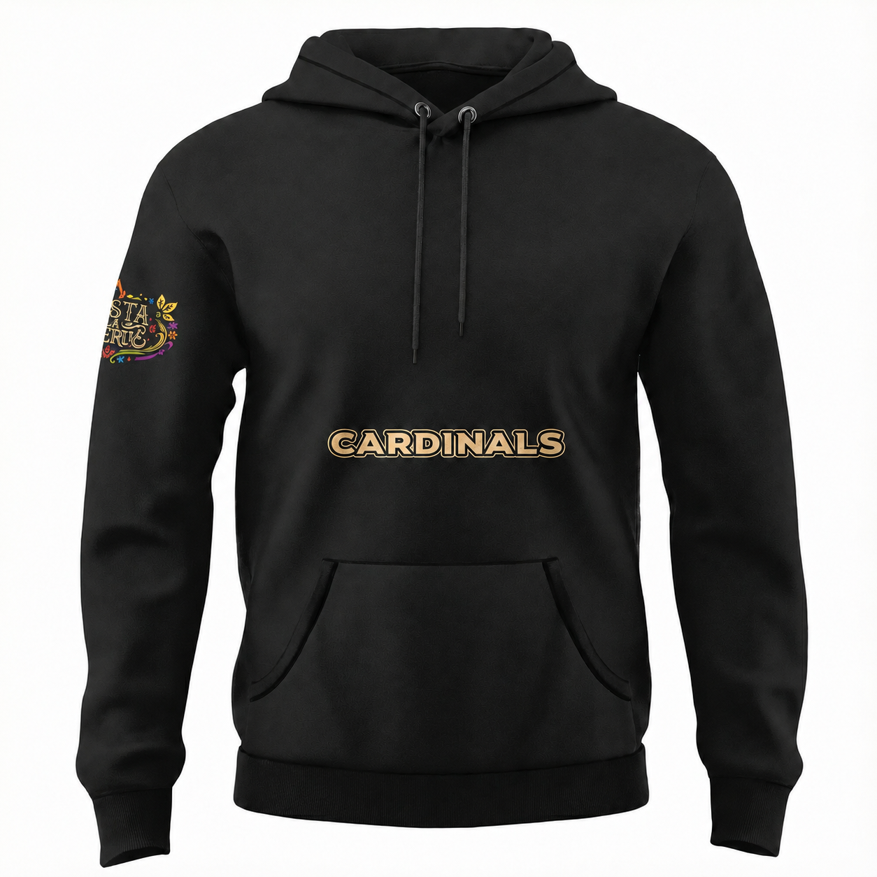 Hasta La Muerte Spirit Themed Arizona Cardinals Football Fanwear Hoodie
