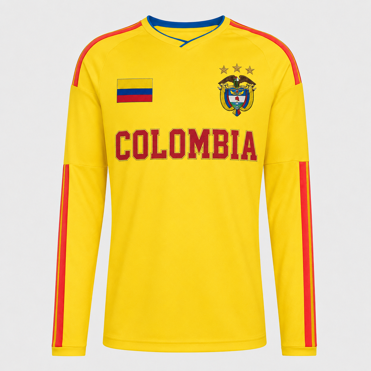Colombia 2026 Home And Away Long Sleeve Football Jersey