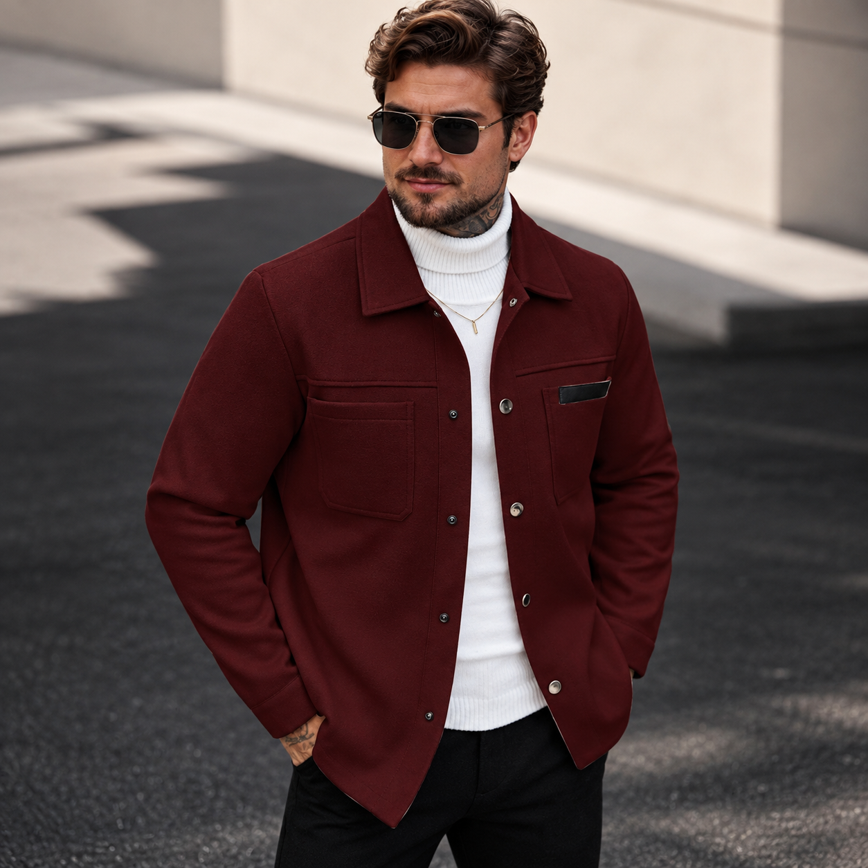 Burgundy · XL