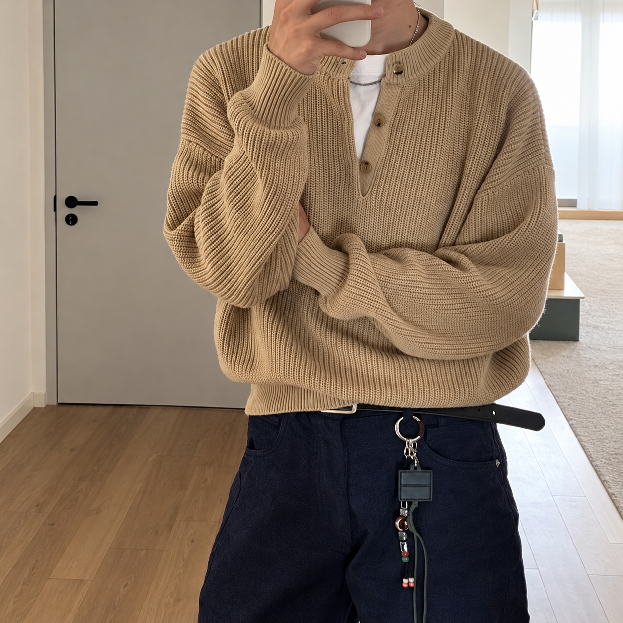 Khaki · S