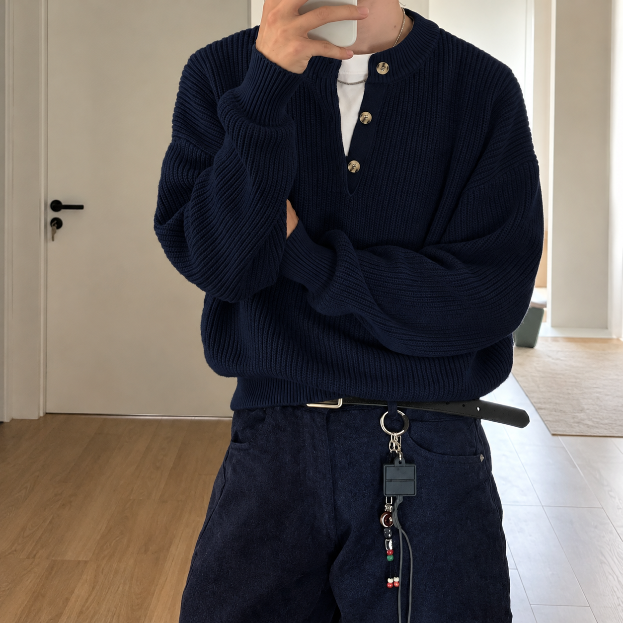 Navy Blue · L