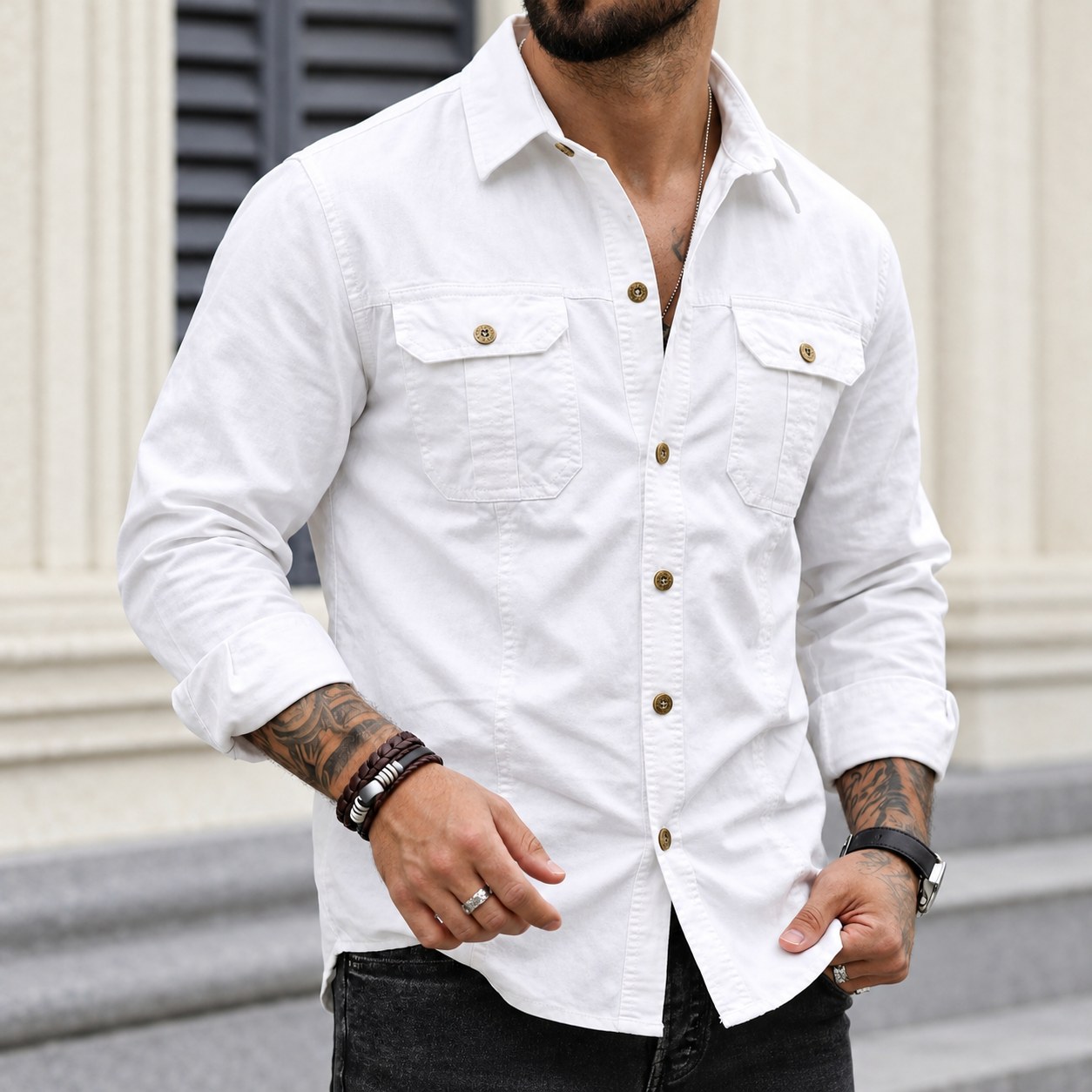 White · M