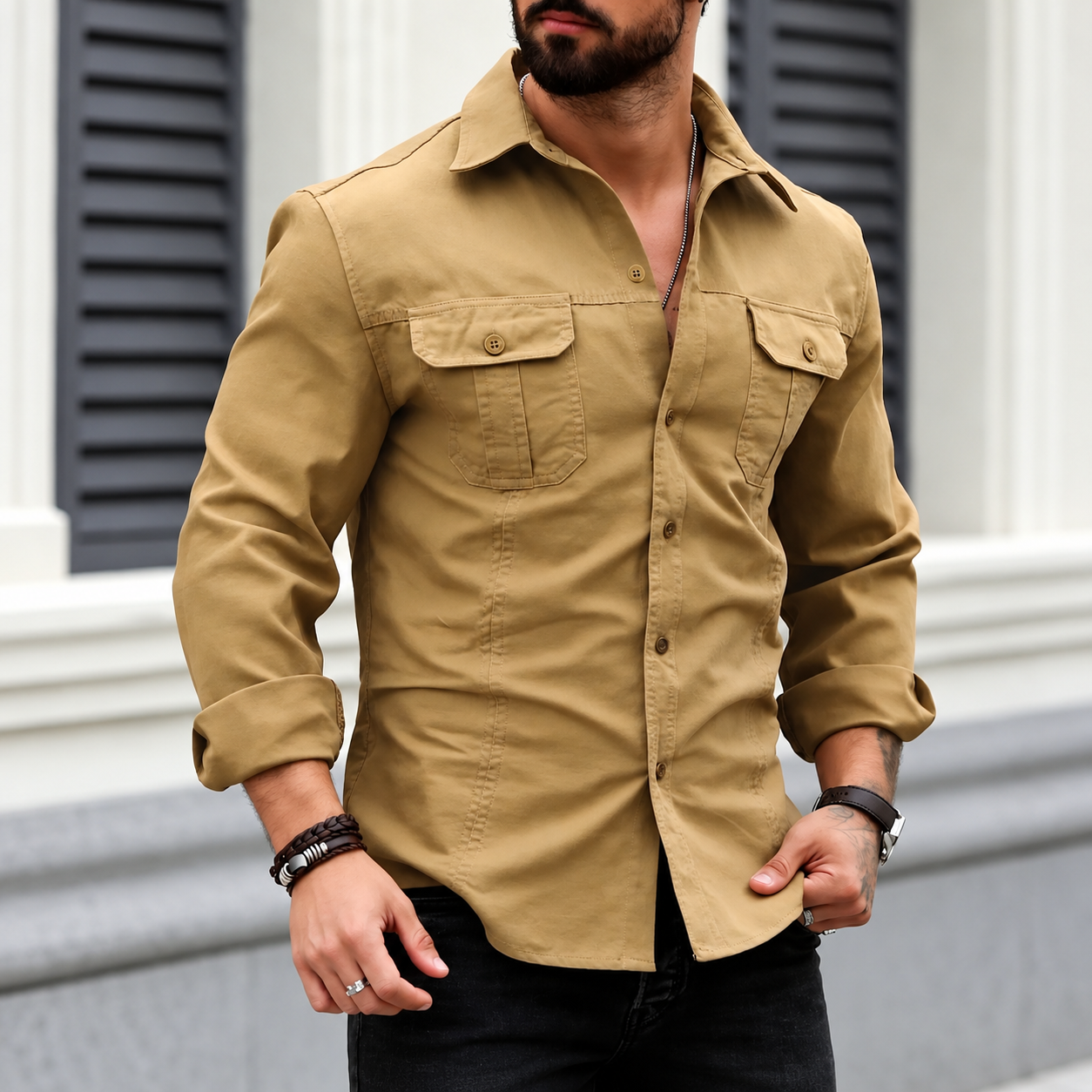 Khaki · XL