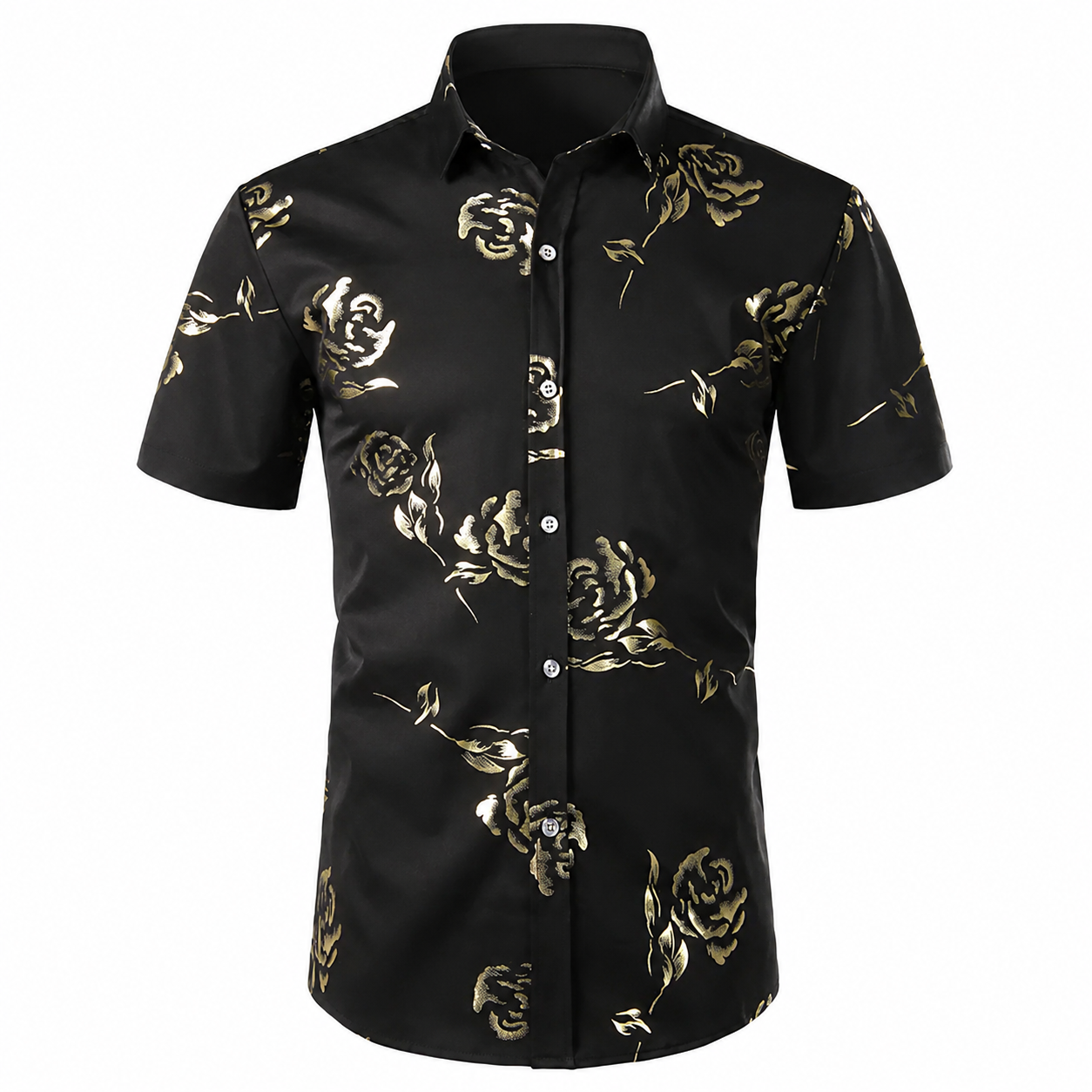 Casual Slim Summer Fashion Short Sleeve Shirts For Men