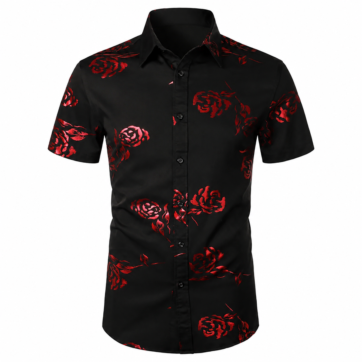 Casual Slim Summer Fashion Short Sleeve Shirts For Men