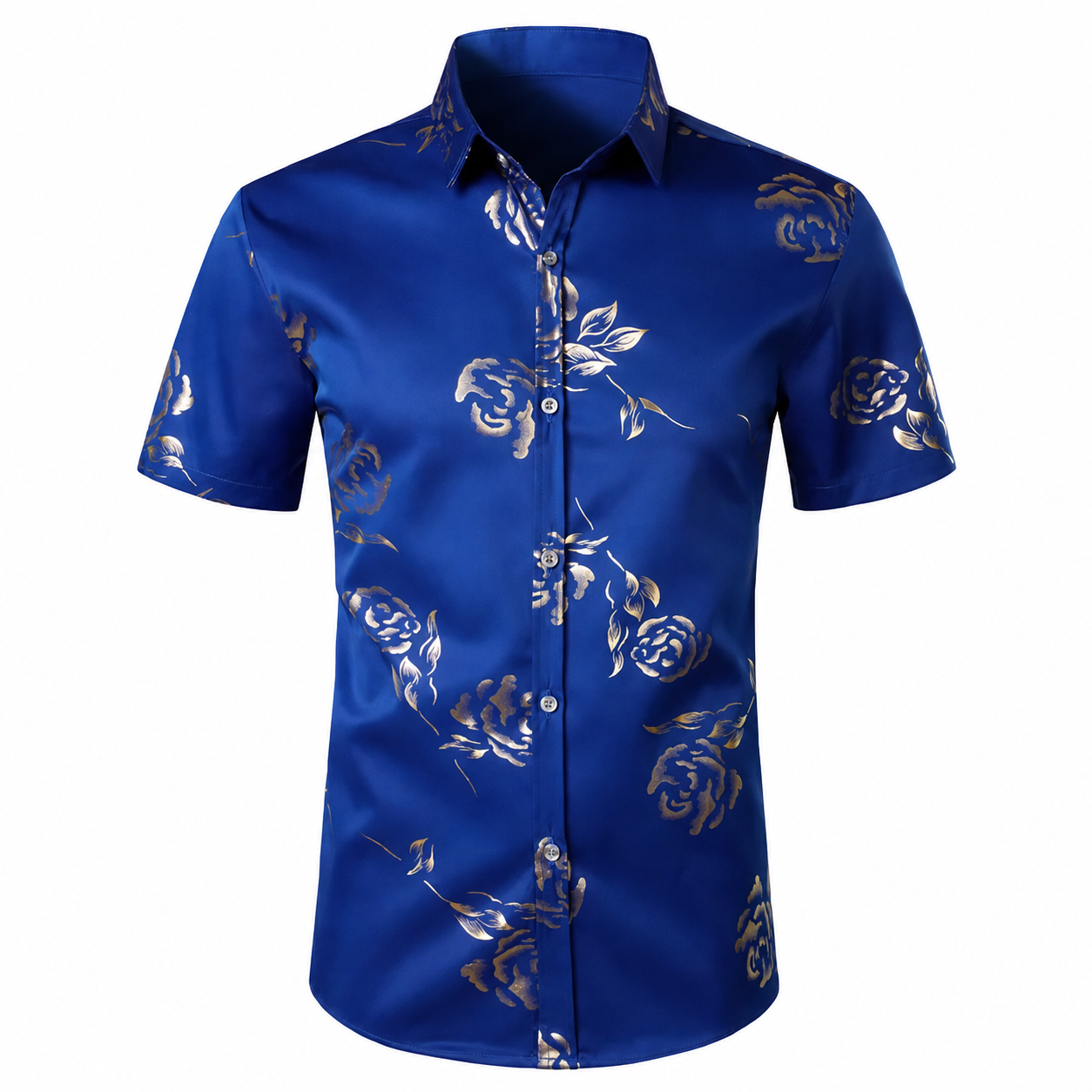 Casual Slim Summer Fashion Short Sleeve Shirts For Men