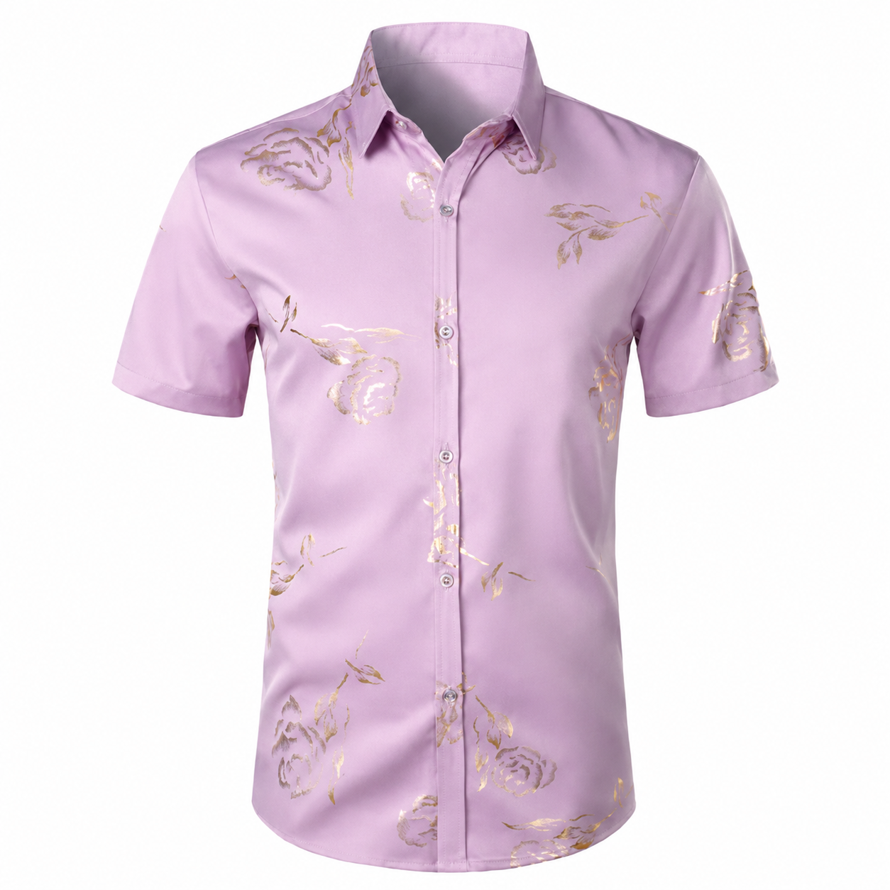 Casual Slim Summer Fashion Short Sleeve Shirts For Men