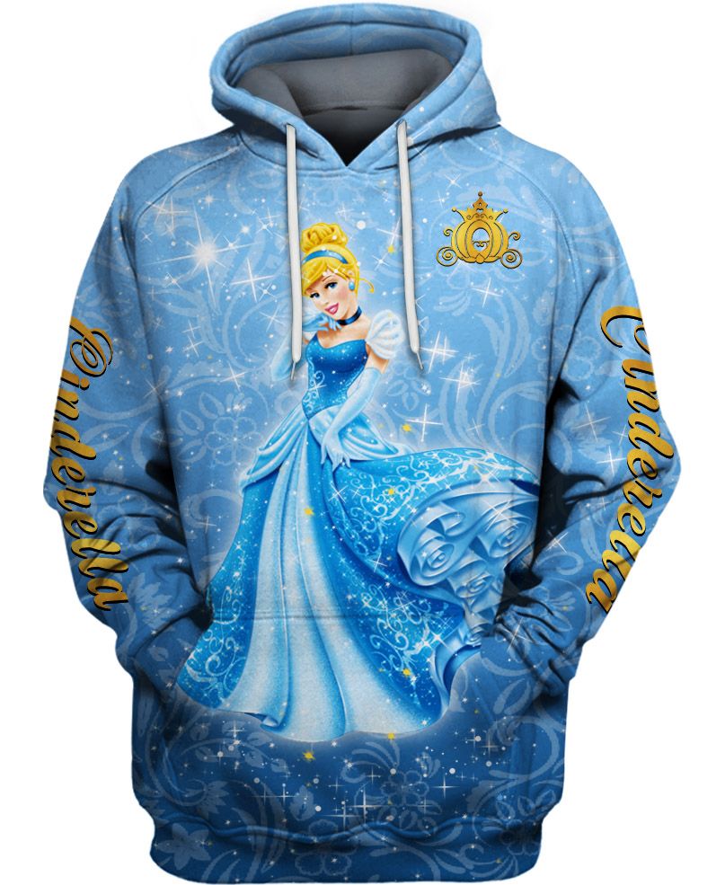 Cinderella Printed Hoodie-Vacay Outfit