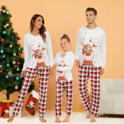 Deer Xmas Sleepwear Pajamas-Vacay Outfit
