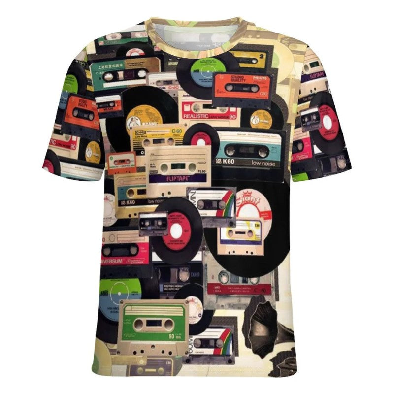 Crew Band Casual T Shirt-Vacay Outfit