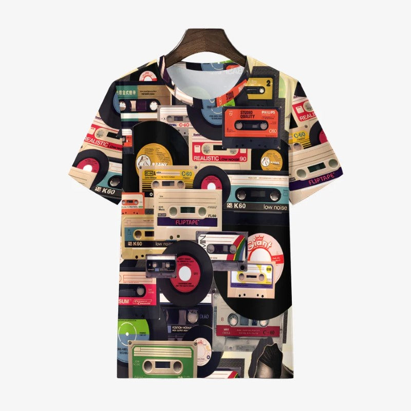 Crew Band Casual T Shirt-Vacay Outfit