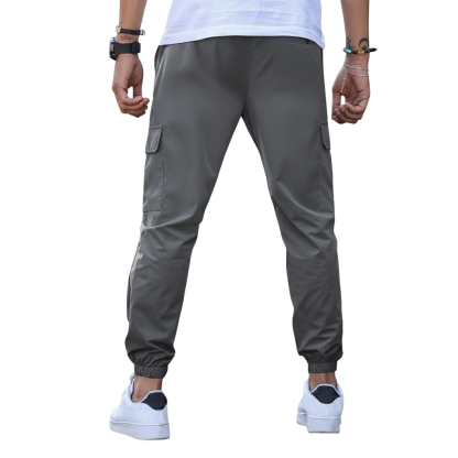 Drawstring Cargo Pants For Men With Tactical And Utility Features