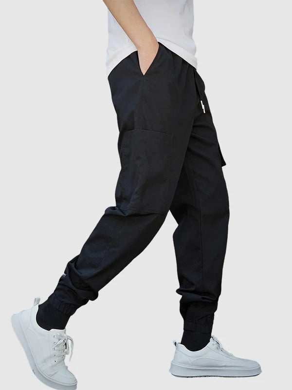 Drawstring Cargo Trousers-Vacay Outfit