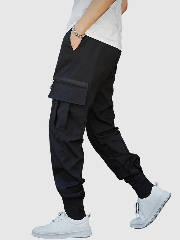 Drawstring Cargo Trousers-Vacay Outfit