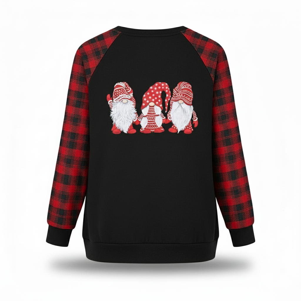Gnomes Santa Ugly Christmas Sweater For Women