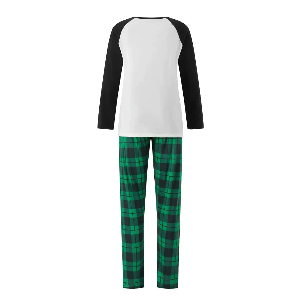 Christmas Tree Print Family Pajama Set-Vacay Outfit