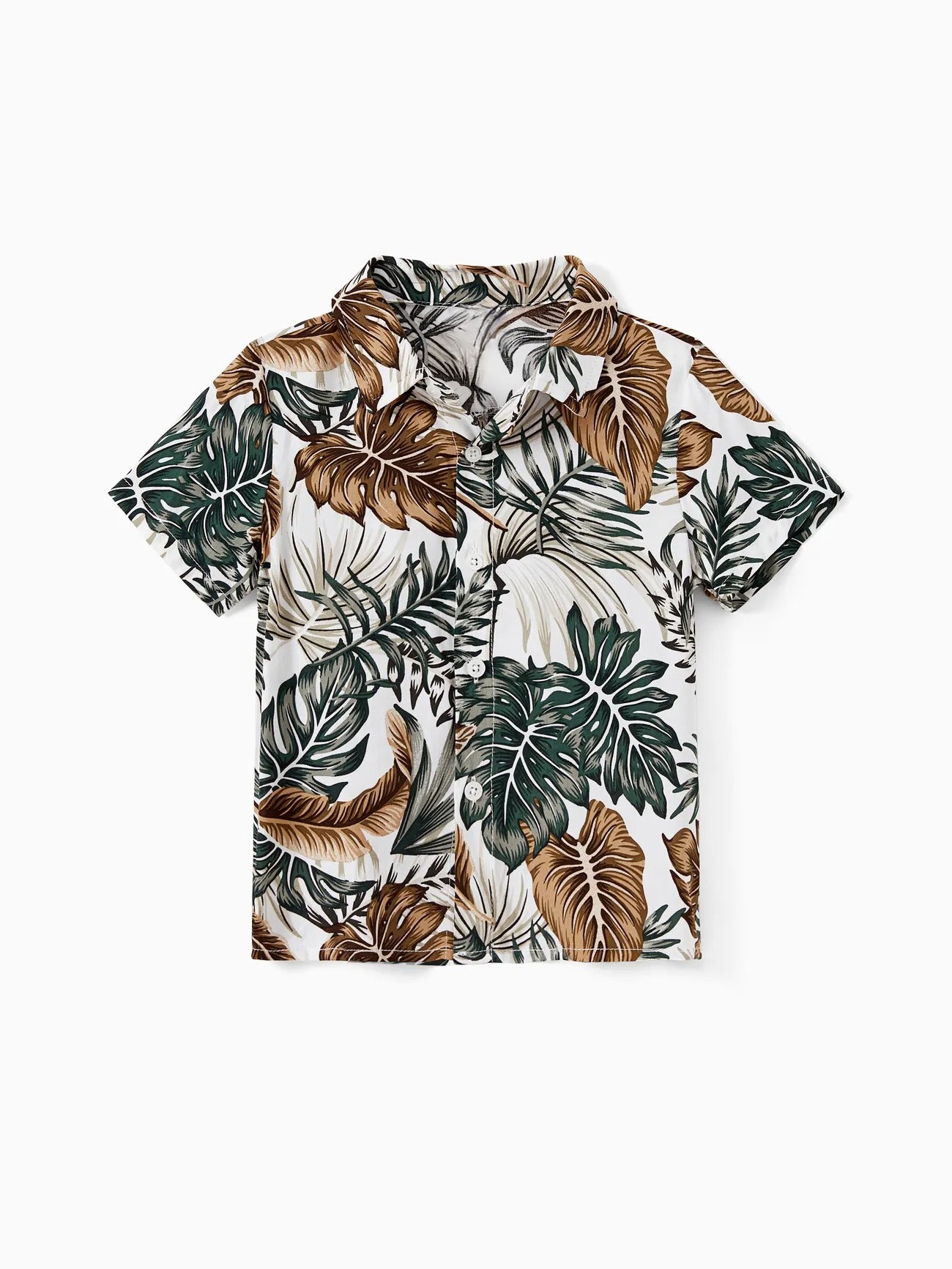 Leaf Pattern Family Matching Sets-Vacay Outfit