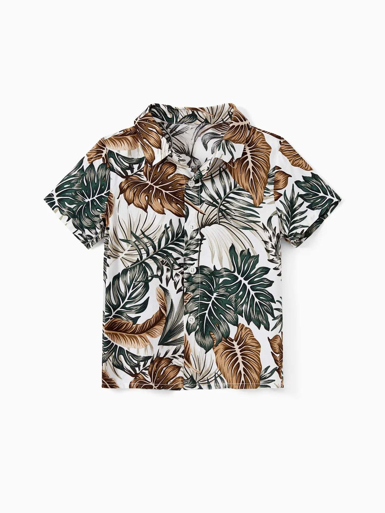 Leaf Pattern Family Matching Sets-Vacay Outfit