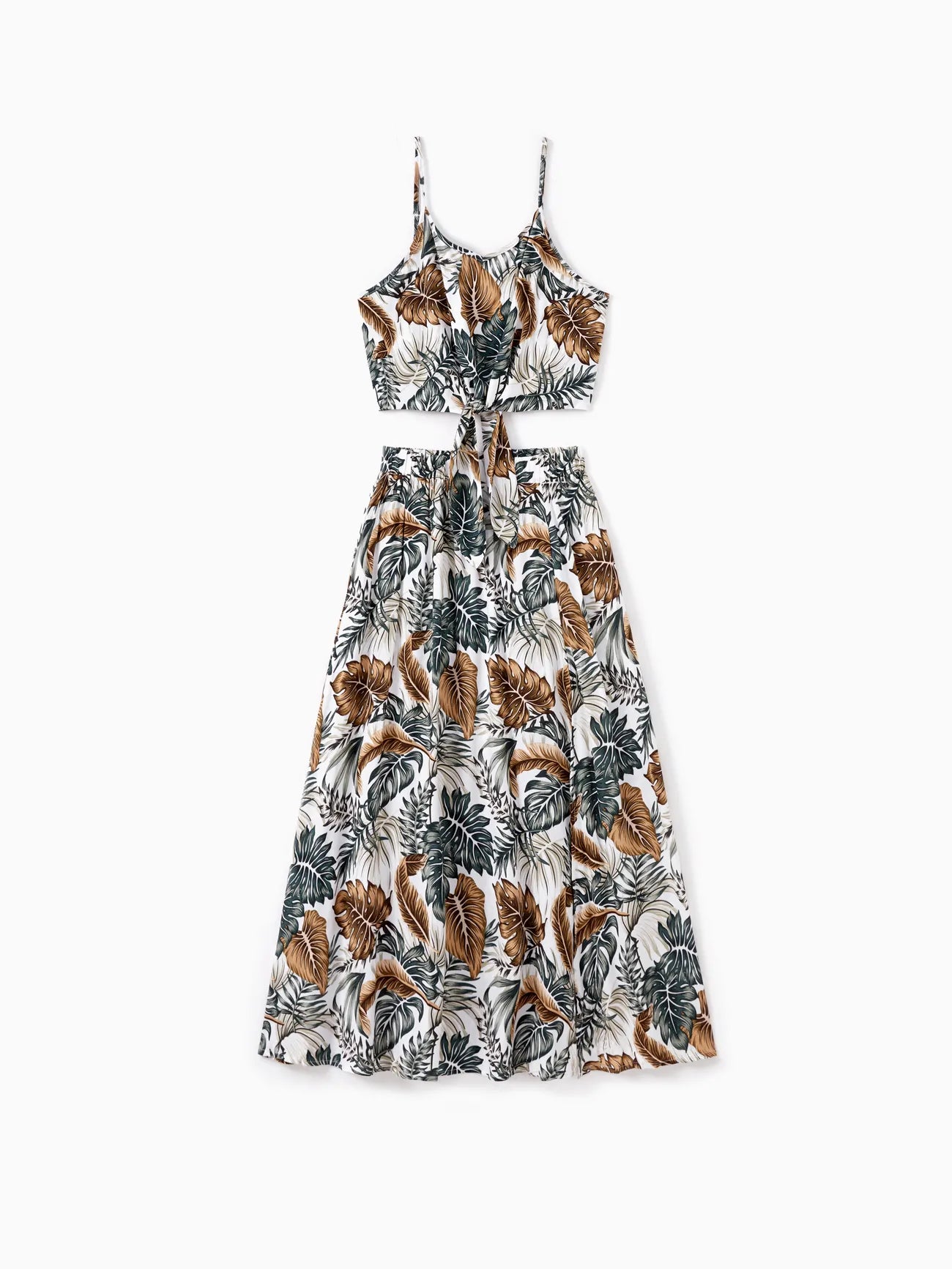 Leaf Pattern Family Matching Sets-Vacay Outfit
