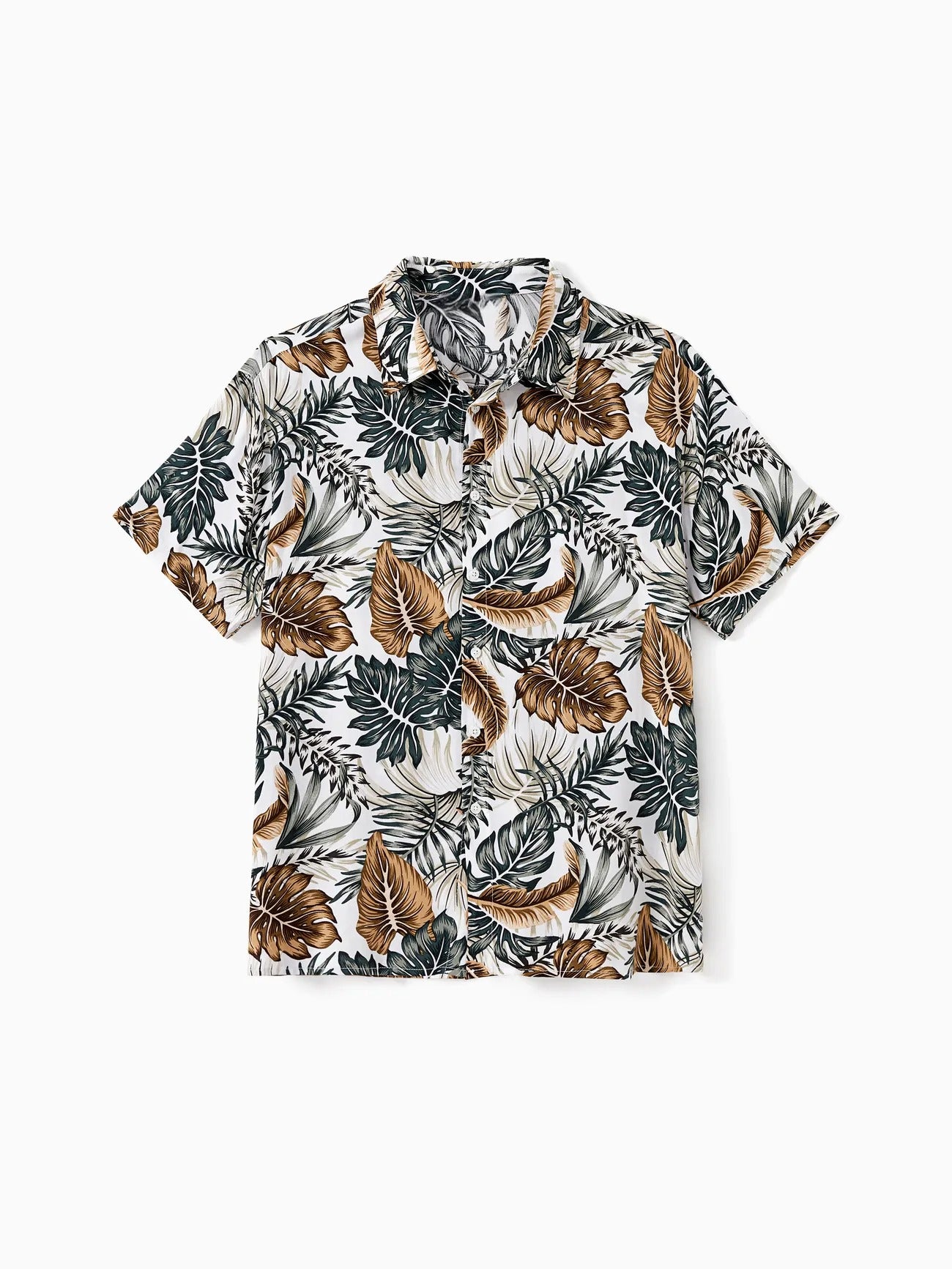 Leaf Pattern Family Matching Sets-Vacay Outfit