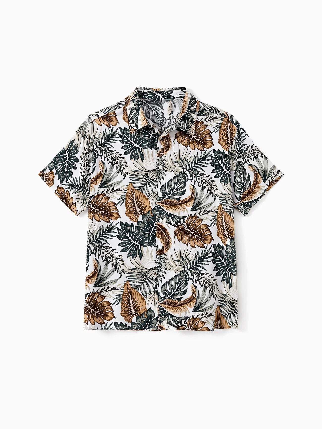 Leaf Pattern Family Matching Sets-Vacay Outfit