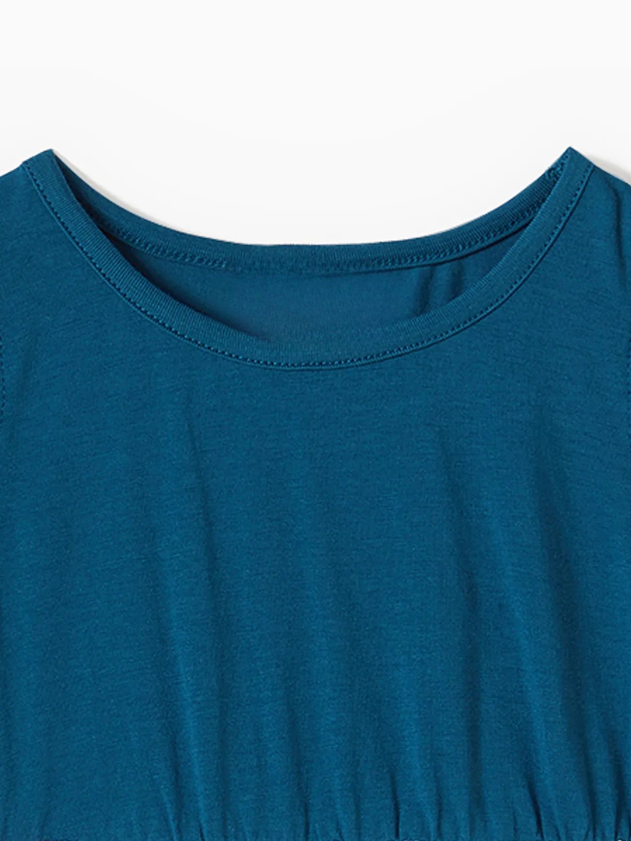 Family Matching Sets Floral Print Dresses And T Shirt-Vacay Outfit