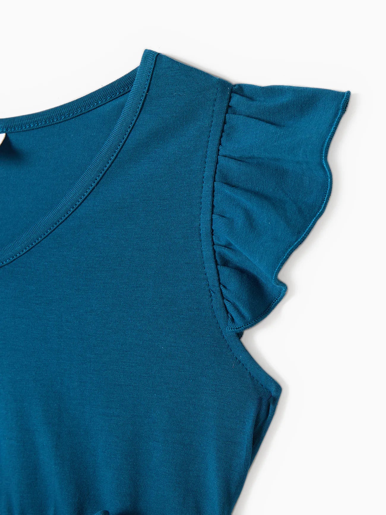 Family Matching Sets Floral Print Dresses And T Shirt-Vacay Outfit