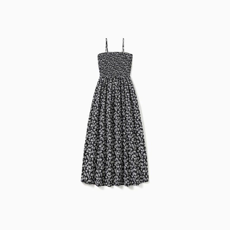 Family Matching Set Tee And Floral Dress-Vacay Outfit