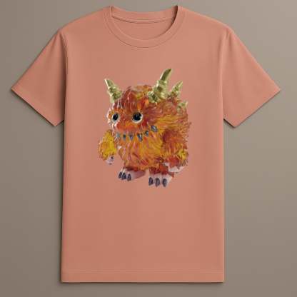 Flame-colored monster