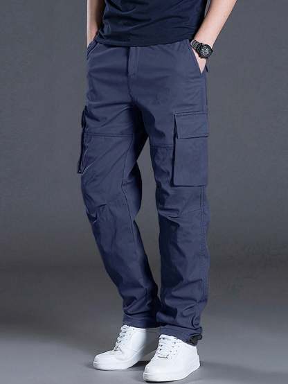 Flap Pocket Side Cargo Pants-Vacay Outfit