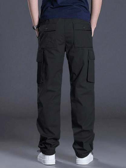 Flap Pocket Side Cargo Pants-Vacay Outfit