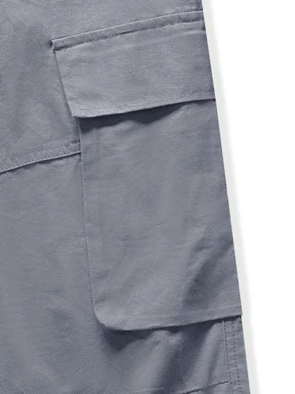 Flap Pocket Side Cargo Pants-Vacay Outfit