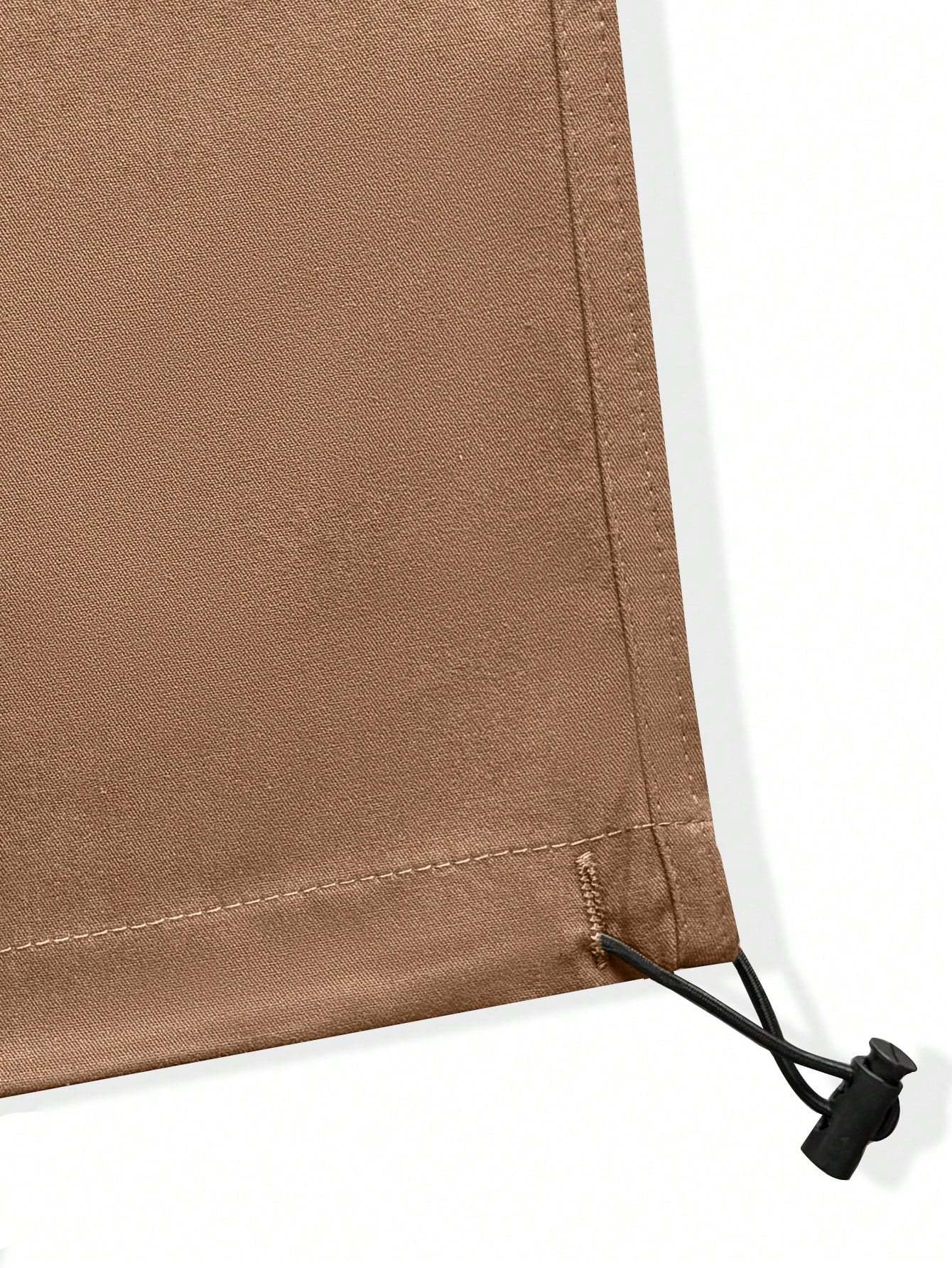 Flap Pocket Side Cargo Pants-Vacay Outfit