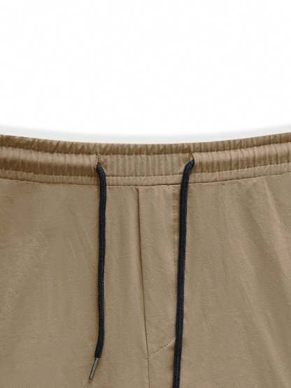 Flap Pocket Side Cargo Pants-Vacay Outfit