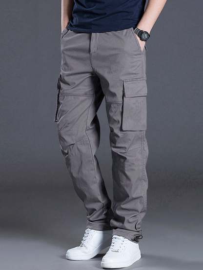 Flap Pocket Side Cargo Pants-Vacay Outfit