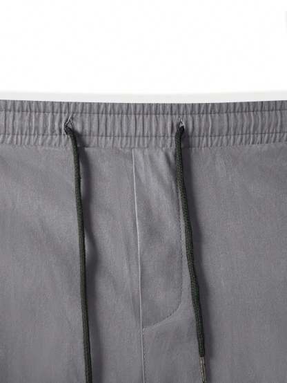 Flap Pocket Side Cargo Pants-Vacay Outfit